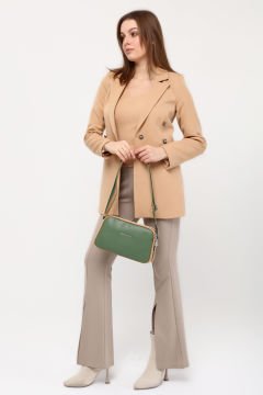 3 Gözlü Kadın Yeşil-Taba Çapraz ve Omuz Çantası 185