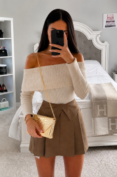 Clutch Kroko Desenli Zincir Askılı June Altın Omuz Çanta