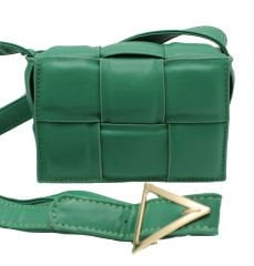 Bottega Model Yeşil Kadın Omuz ve Çapraz Çanta 1002