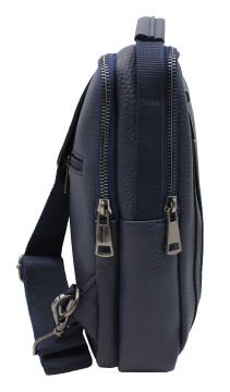Çok Gözlü Lacivert Erkek El Çantası ve Body Bag - Freebag 199