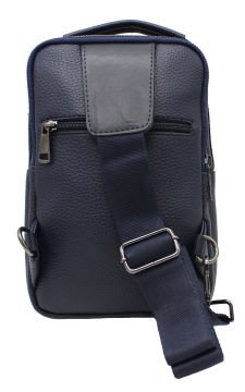 Çok Gözlü Lacivert Erkek El Çantası ve Body Bag - Freebag 199