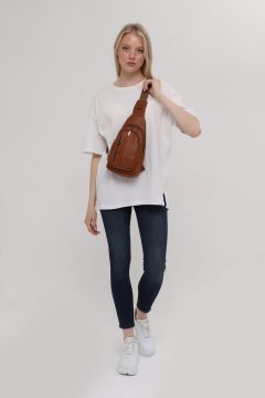 Unisex Taba Omuz Çantası Body Bag Freebag 193
