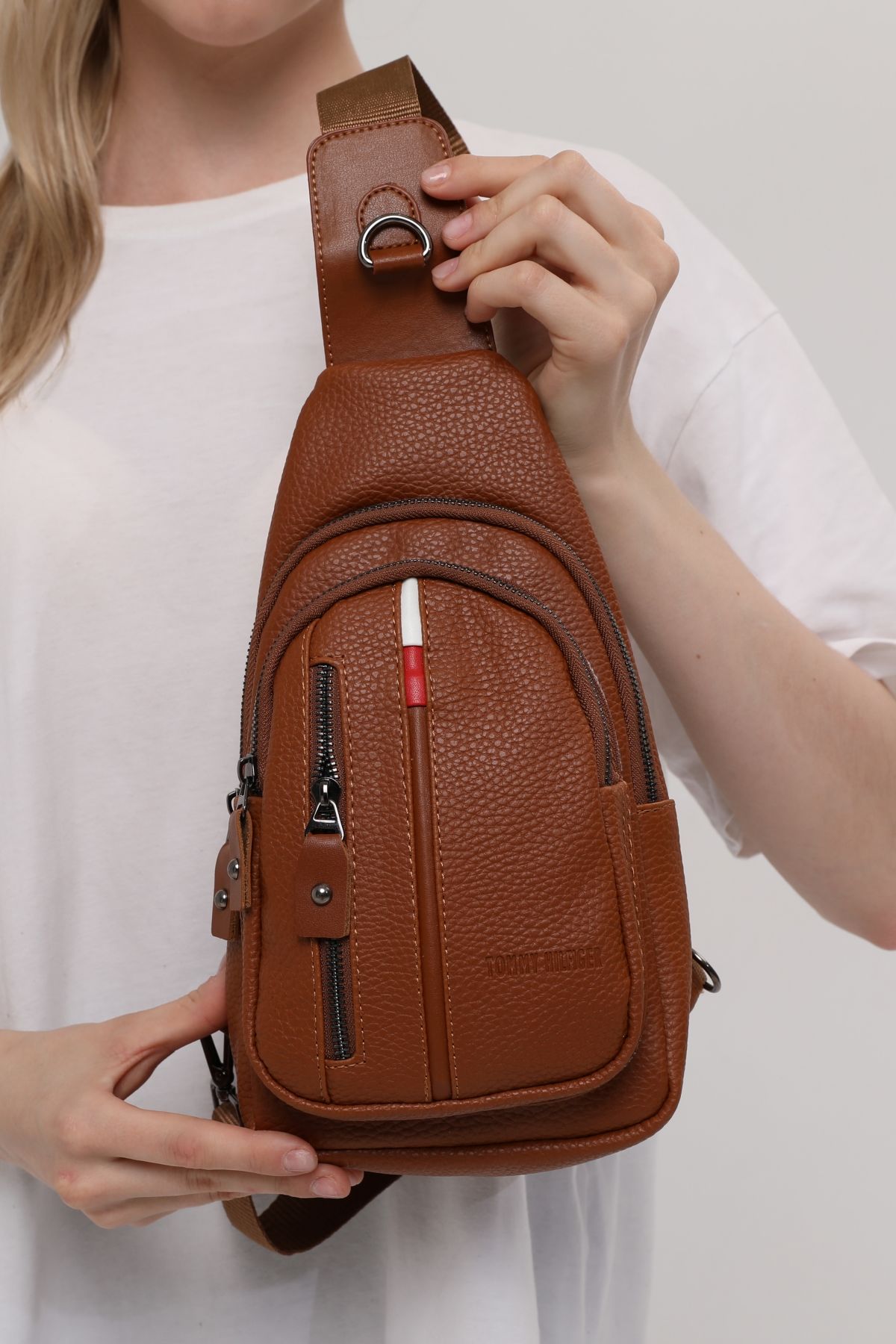 Unisex Taba Omuz Çantası Body Bag Freebag 193