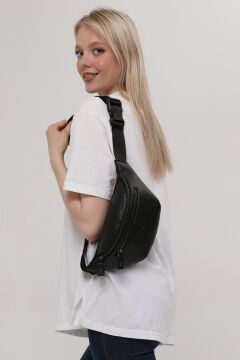 Unisex Siyah Omuz Ve Bel Çantası 213
