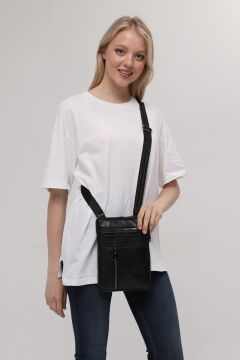 Hakiki Deri Lacivert Unisex Çapraz Postacı Çanta 603 UNI