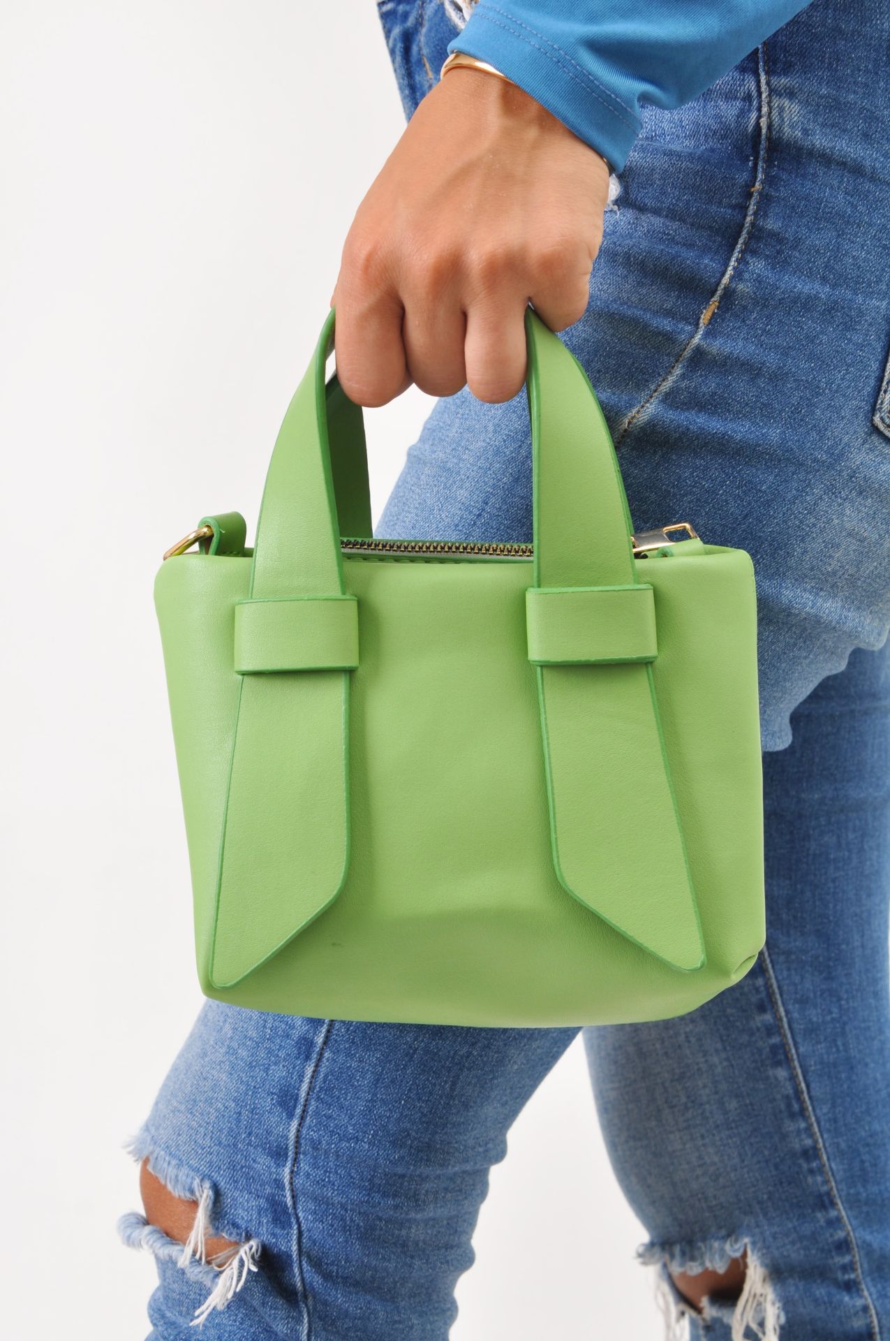 SELLİNİ YEŞİL ÇAPRAZ ÇANTA