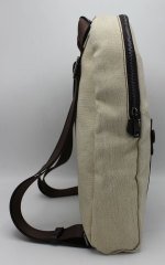 Keten Unisex Krem Sırt Çantası